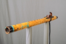 Yellow Cedar Burl Native American Flute, Minor, Mid G-4, #L14J (5)